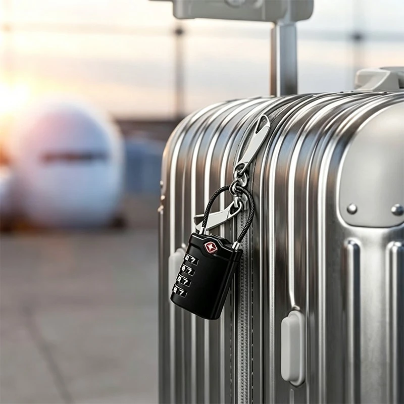 Combination Luggage Cable Lock factory